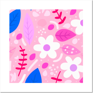 floral pattern Posters and Art